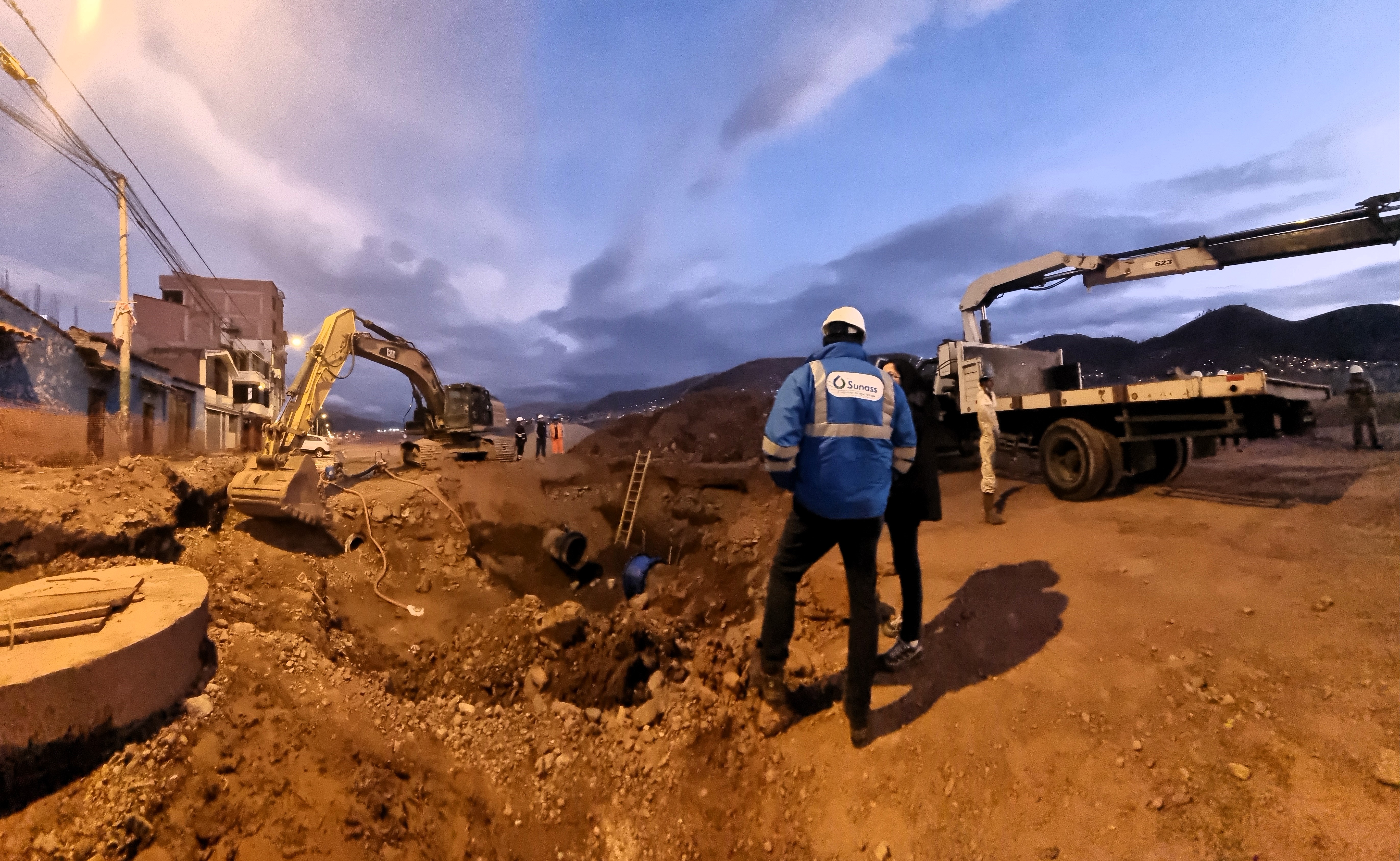 Sunass supervisó restablecimiento del servicio