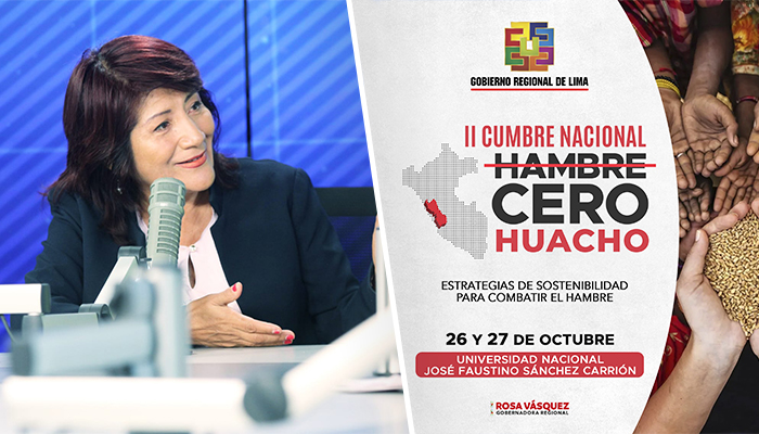 Región Lima: “II Cumbre Hambre Cero será los días 26 y 27 de Octubre en Huacho”
