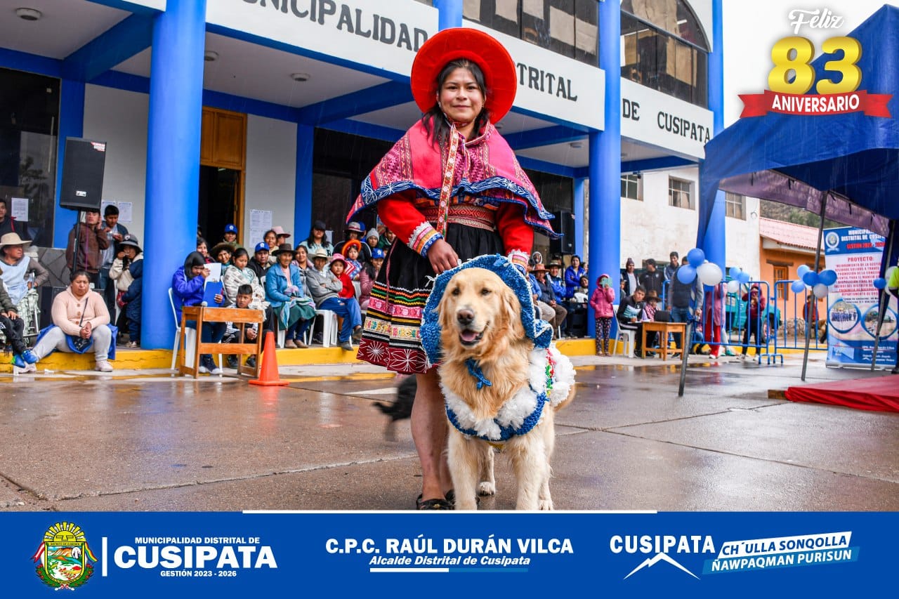 83 aniversario de nuestro distrito de Cusipata
