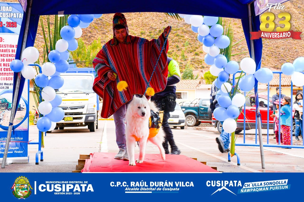 83 aniversario de nuestro distrito de Cusipata