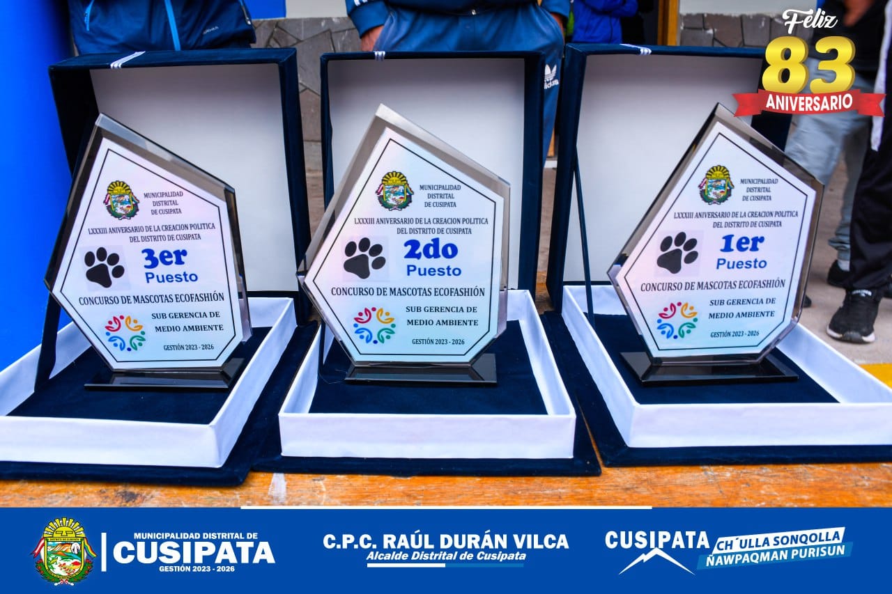 83 aniversario de nuestro distrito de Cusipata