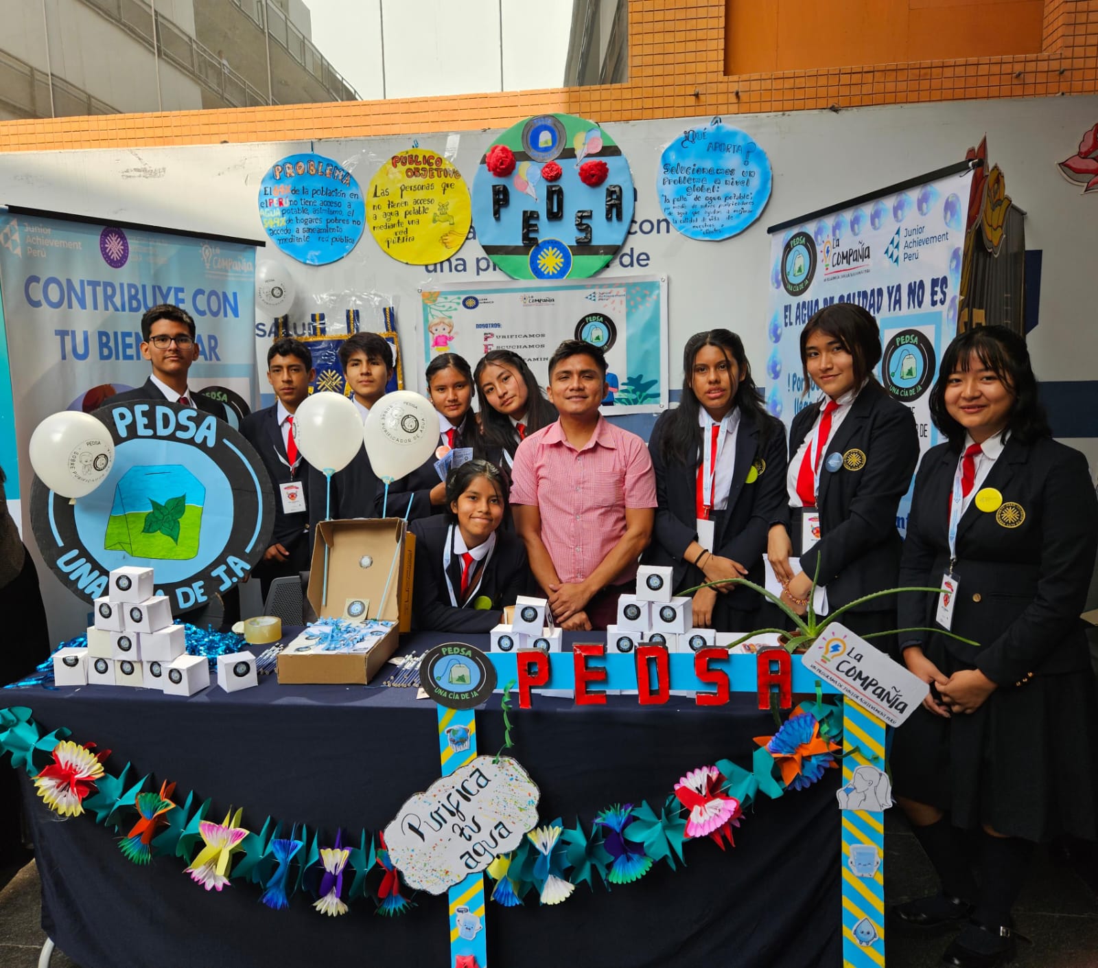 Estudiantes del COAR Huánuco crean purificador de agua