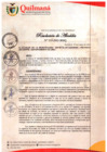 Vista preliminar de documento RESOLUCION DE ALCALDIA N° 153-2023-MDQ - CESAR AL AGENTE MUNICIPAL SR. LEONCIO PELINCO QUISPE Y SU JUNTA DIRECTIVA DEL CENTRO POBLADO MENOR LA HUERTA DEL DISTRITO DE QUILMANA