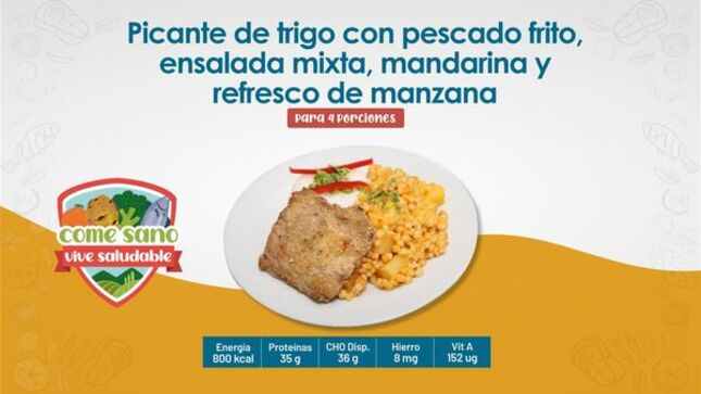 En el marco de la celebración por el día internacional de la alimentación, te brindamos algunas recomendaciones por parte del Ministerio de Salud como una opción para el almuerzo familiar. 