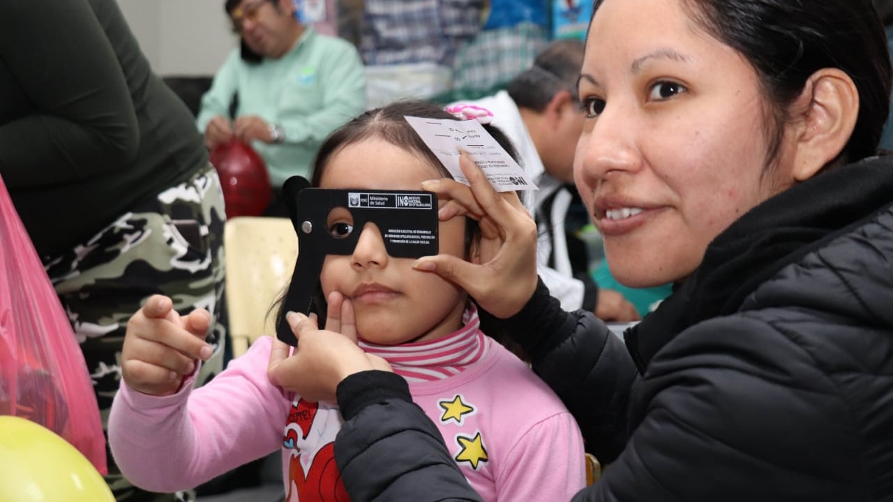 INO lanza campaña de descarte de “ojo perezoso” para escolares de Breña este miércoles 18 de octubre