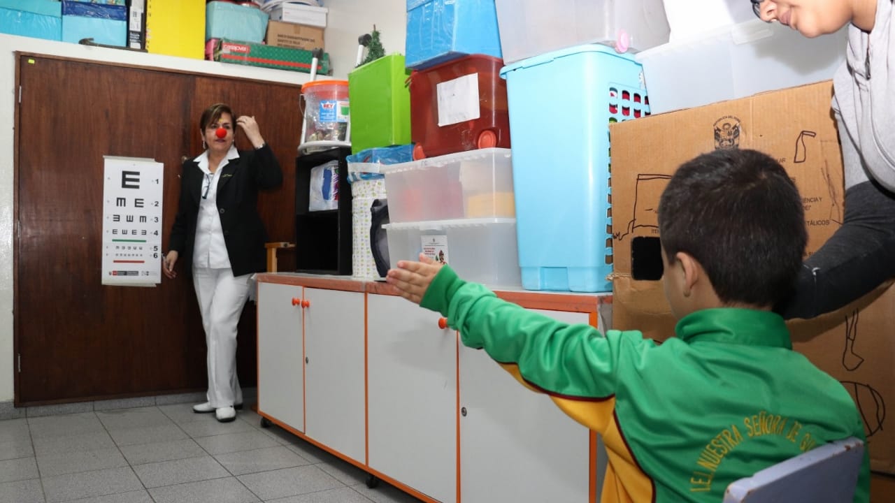 INO lanza campaña de descarte de “ojo perezoso” para escolares de Breña este miércoles 18 de octubre