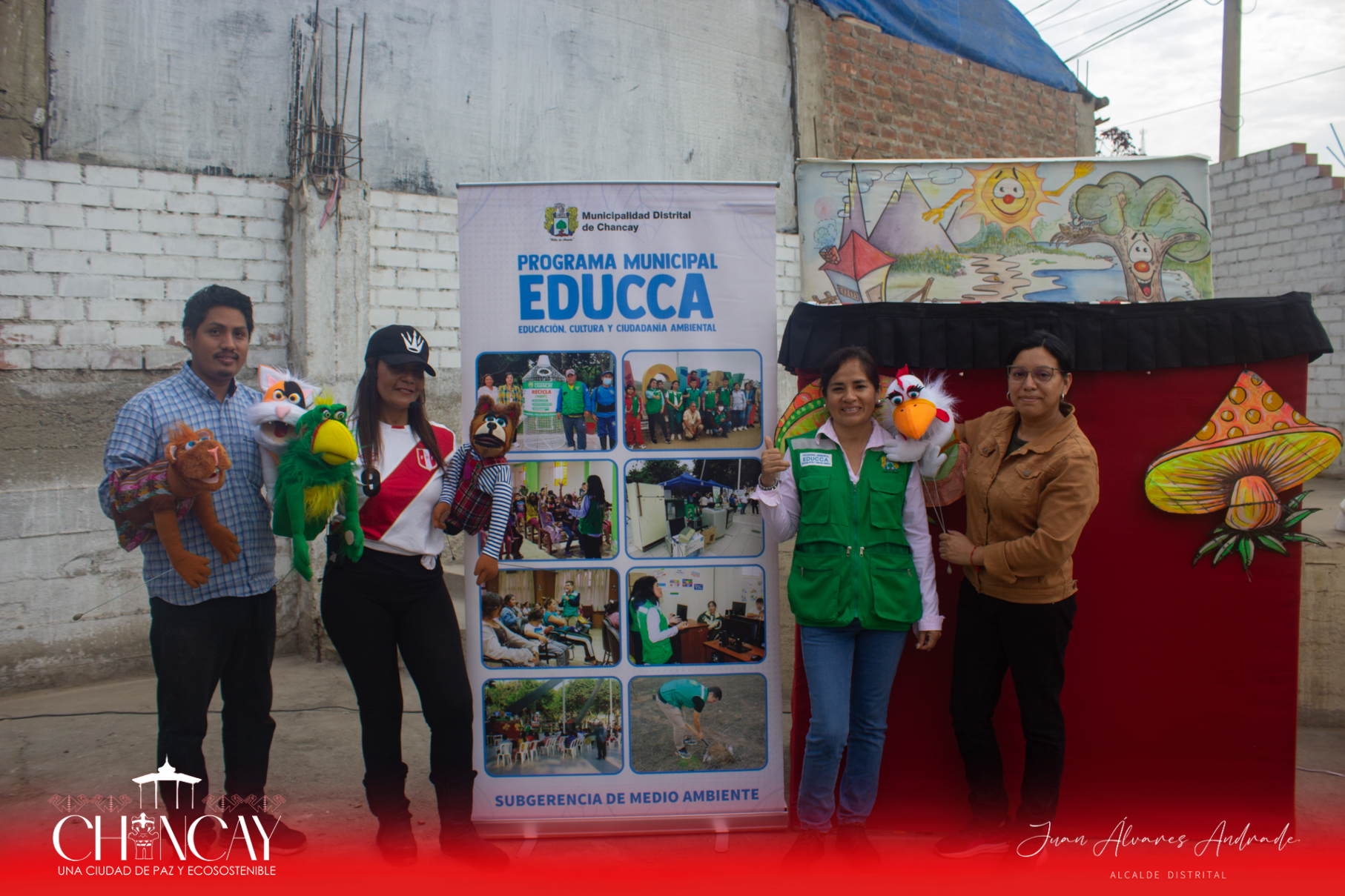 El evento tuvo lugar en el local comunal de la zona y fue diseñado para educar y entretener a los jóvenes espectadores.