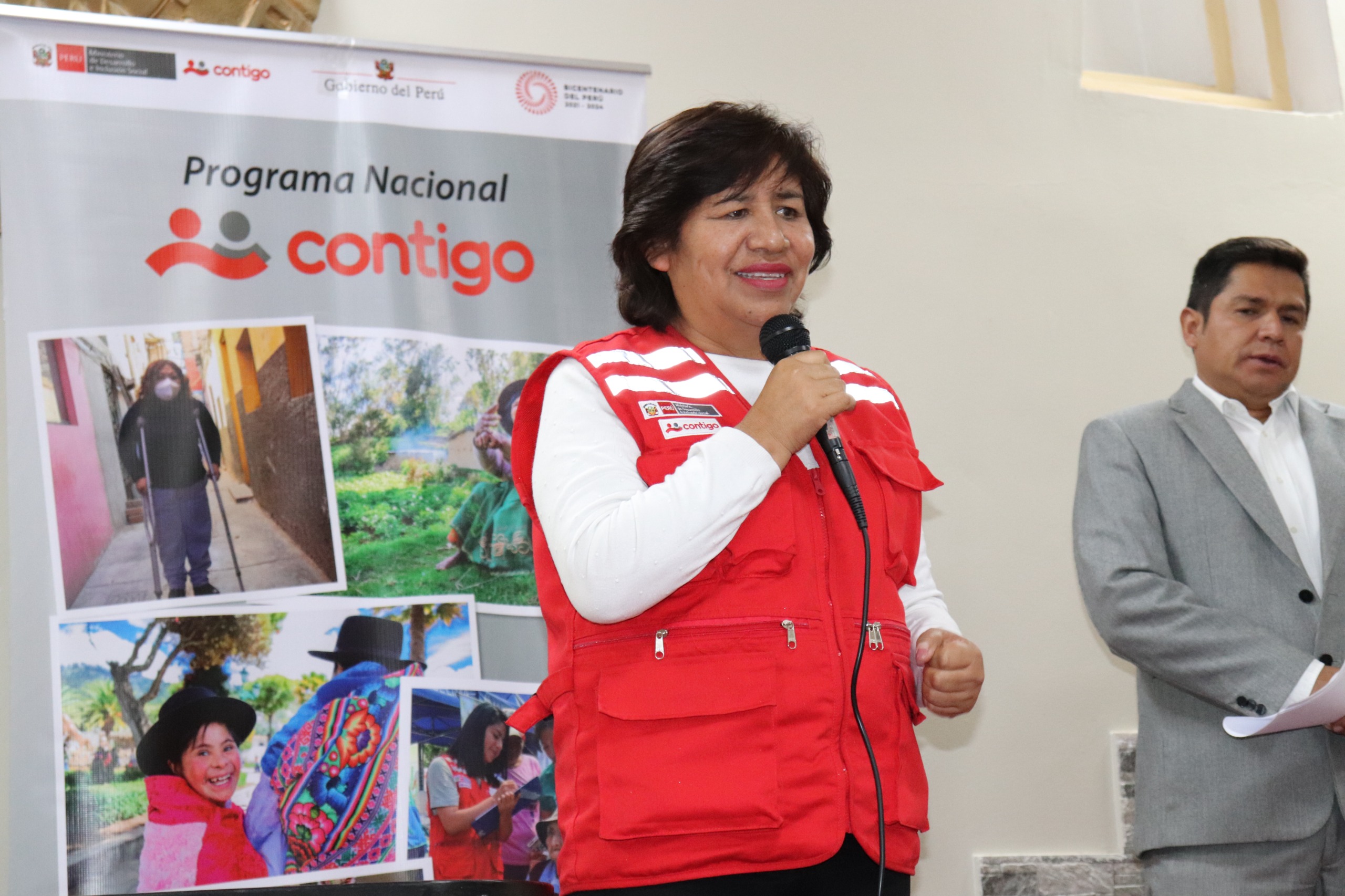 Directora del programa Contigo, anuncia en Cusco que la región tendrá alrededor de 2 mil nuevos usuarios para el 2024.