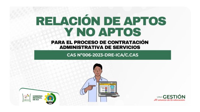 CAS N° 006-2023-DRE-ICA