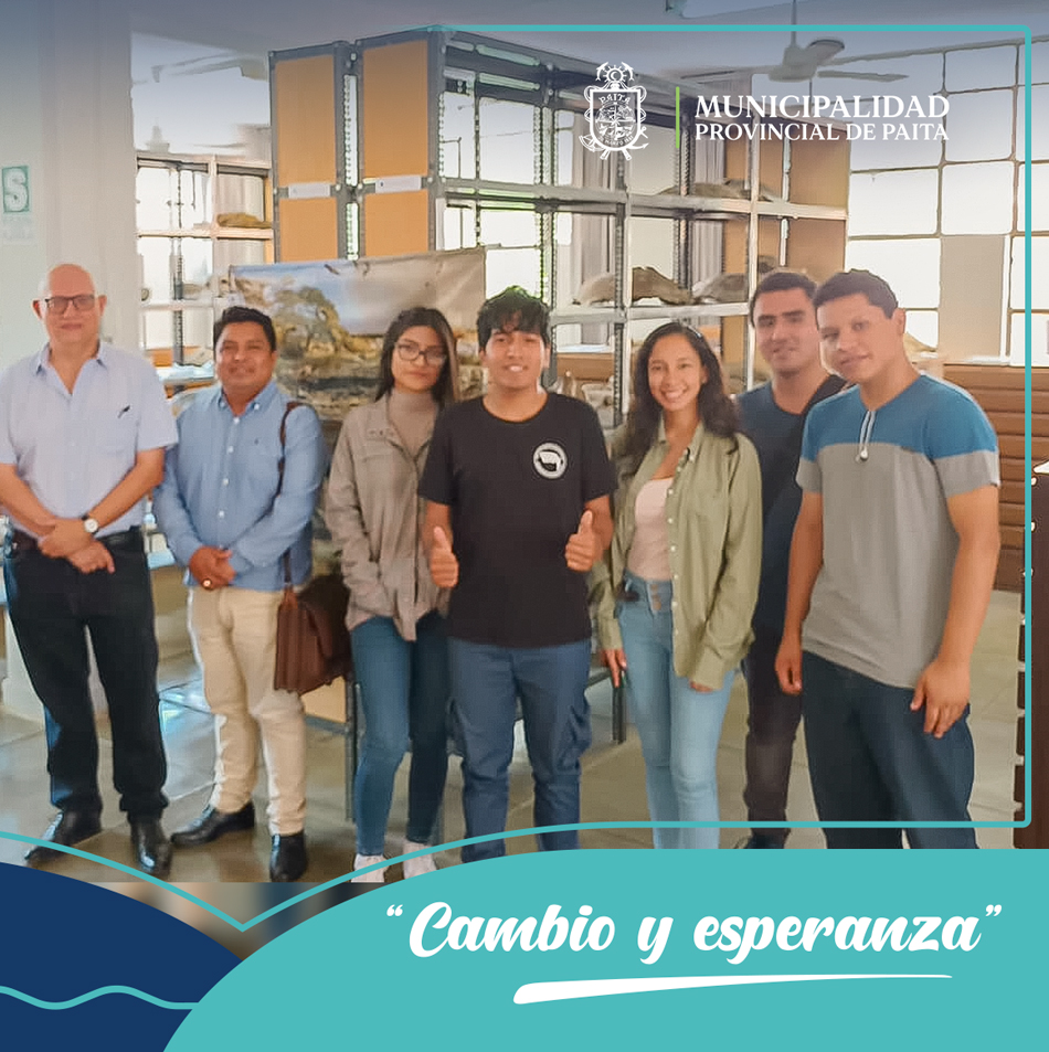 Municipalidad de Paita y el instituto de paleontología de la UNP mantuvieron importante reunión