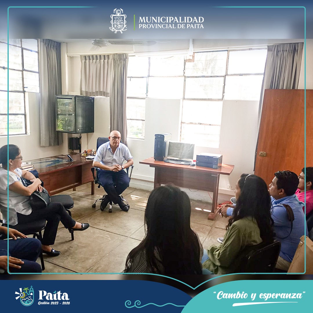 Municipalidad de Paita y el instituto de paleontología de la UNP mantuvieron importante reunión