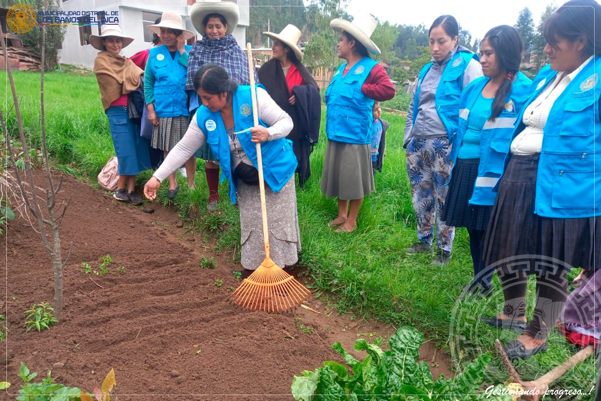Implementan biohuertos en siete comunidades de Los Baños del Inca