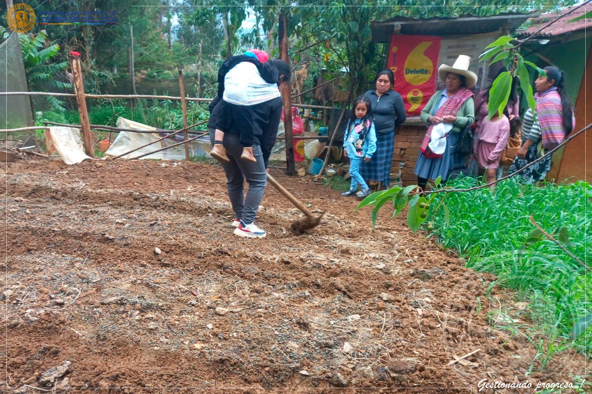Implementan biohuertos en siete comunidades de Los Baños del Inca