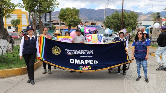 Municipalidad de Los Baños del Inca conmemora el día nacional de la persona con discapacidad
