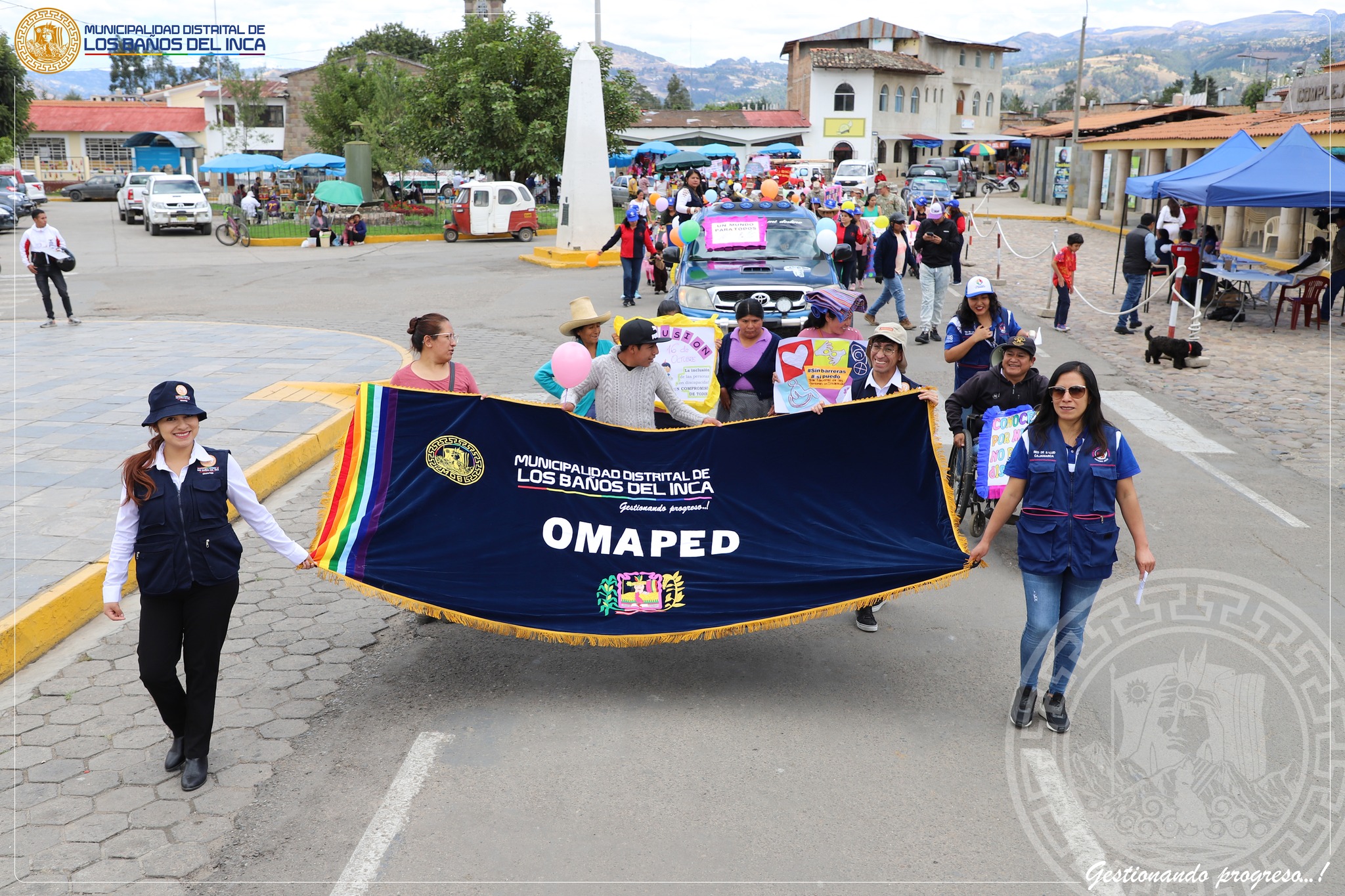 Municipalidad de Los Baños del Inca conmemora el día nacional de la persona con discapacidad