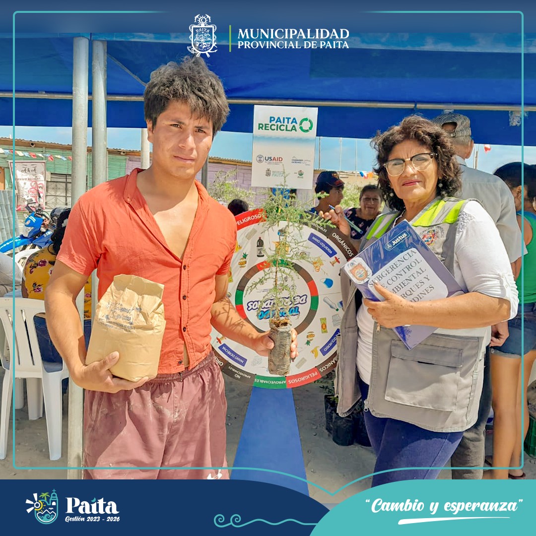 Municipalidad de Paita continúa con la sensibilización y buen manejo de residuos sólidos