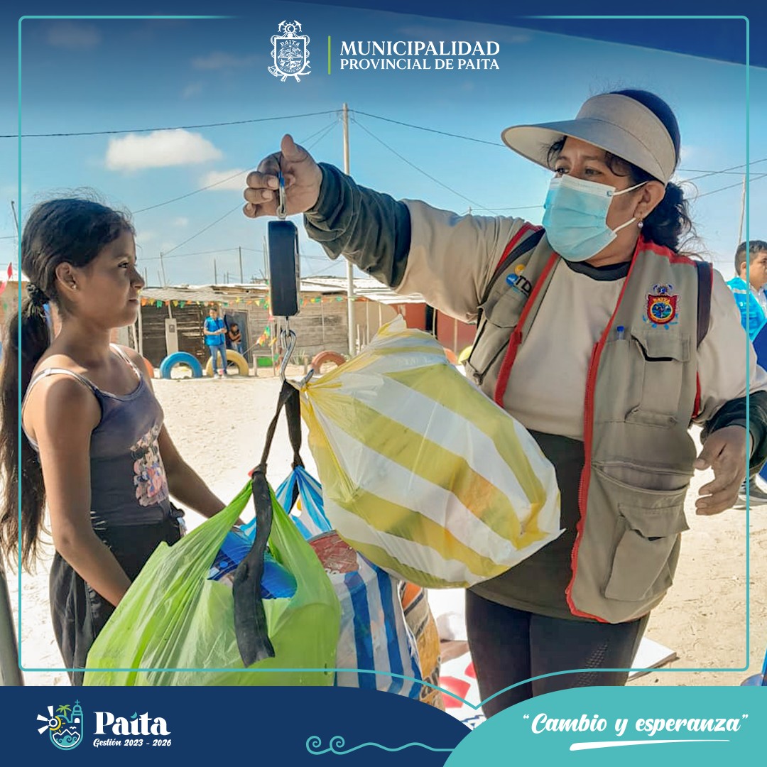 Municipalidad de Paita continúa con la sensibilización y buen manejo de residuos sólidos