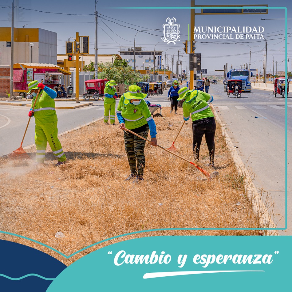 Municipalidad de Paita refuerza operativos de limpieza en los alrededores del hospital las Mercedes