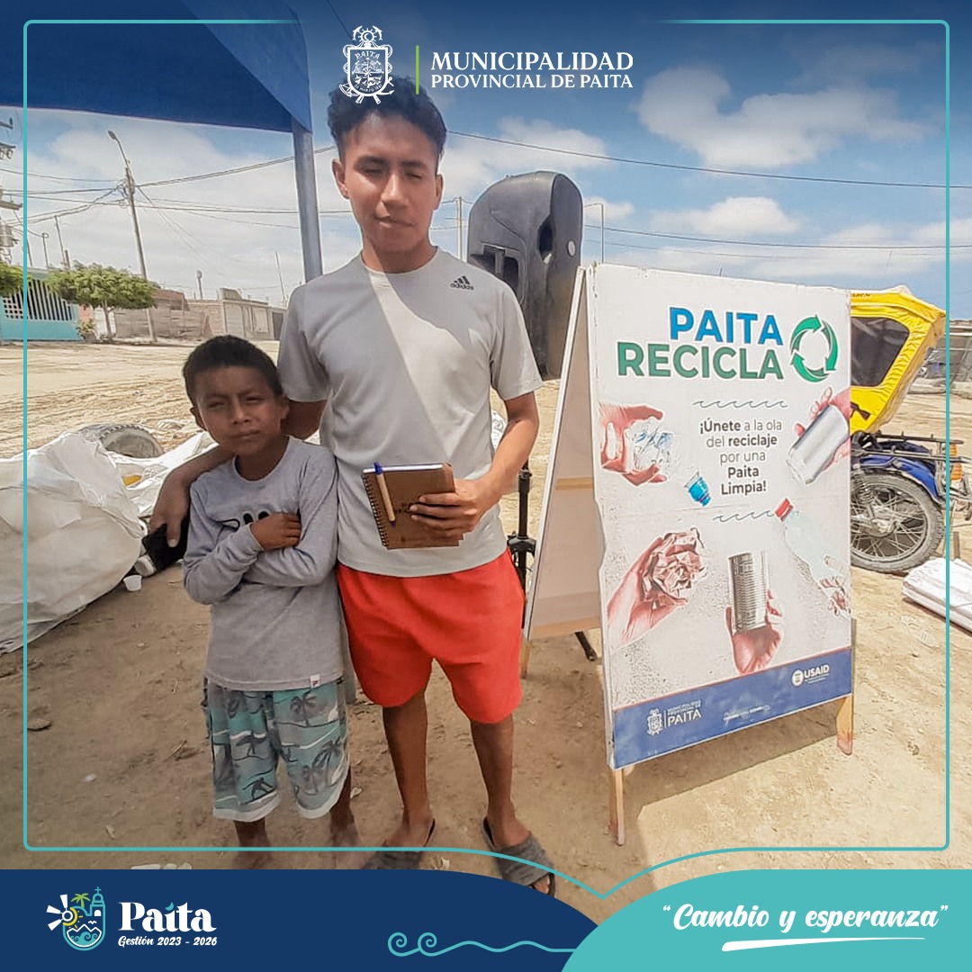 Municipalidad de Paita continúa con la sensibilización y buen manejo de residuos sólidos en ampliación Miguel Grau