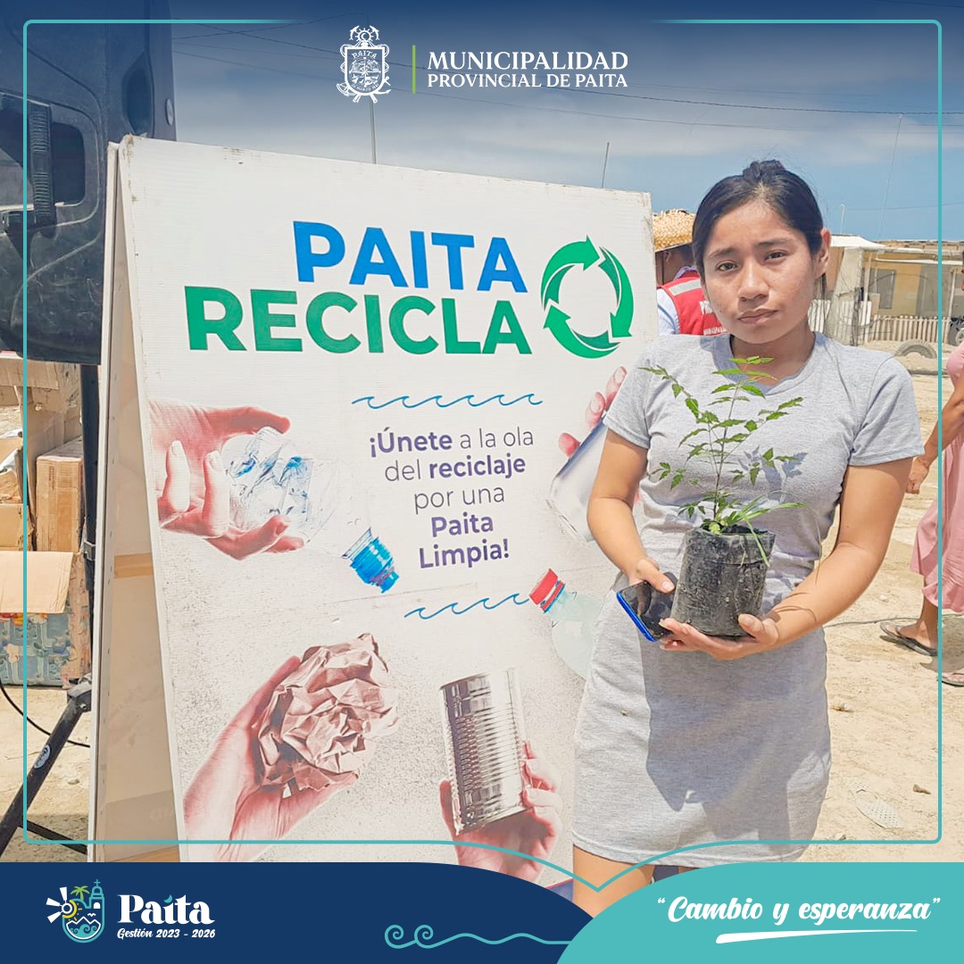 Municipalidad de Paita continúa con la sensibilización y buen manejo de residuos sólidos en ampliación Miguel Grau