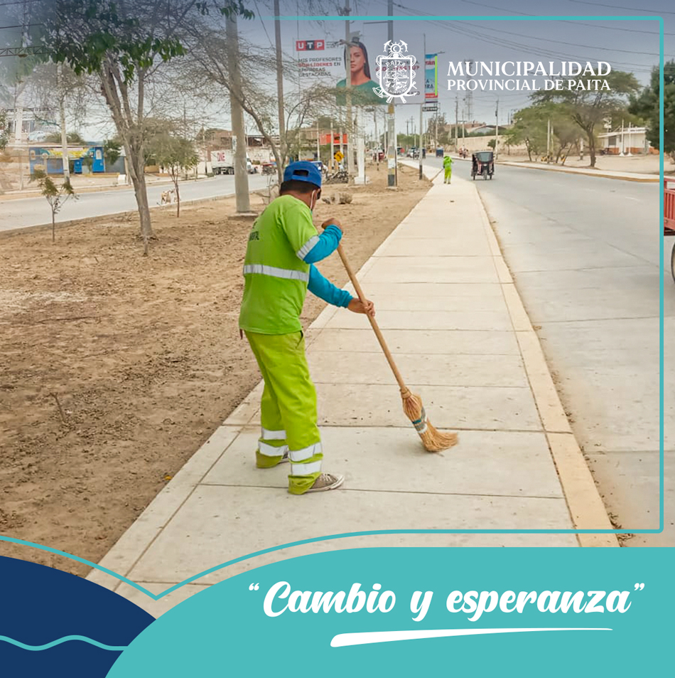 Municipalidad de Paita comprometida con el embellecimiento de nuestra ciudad