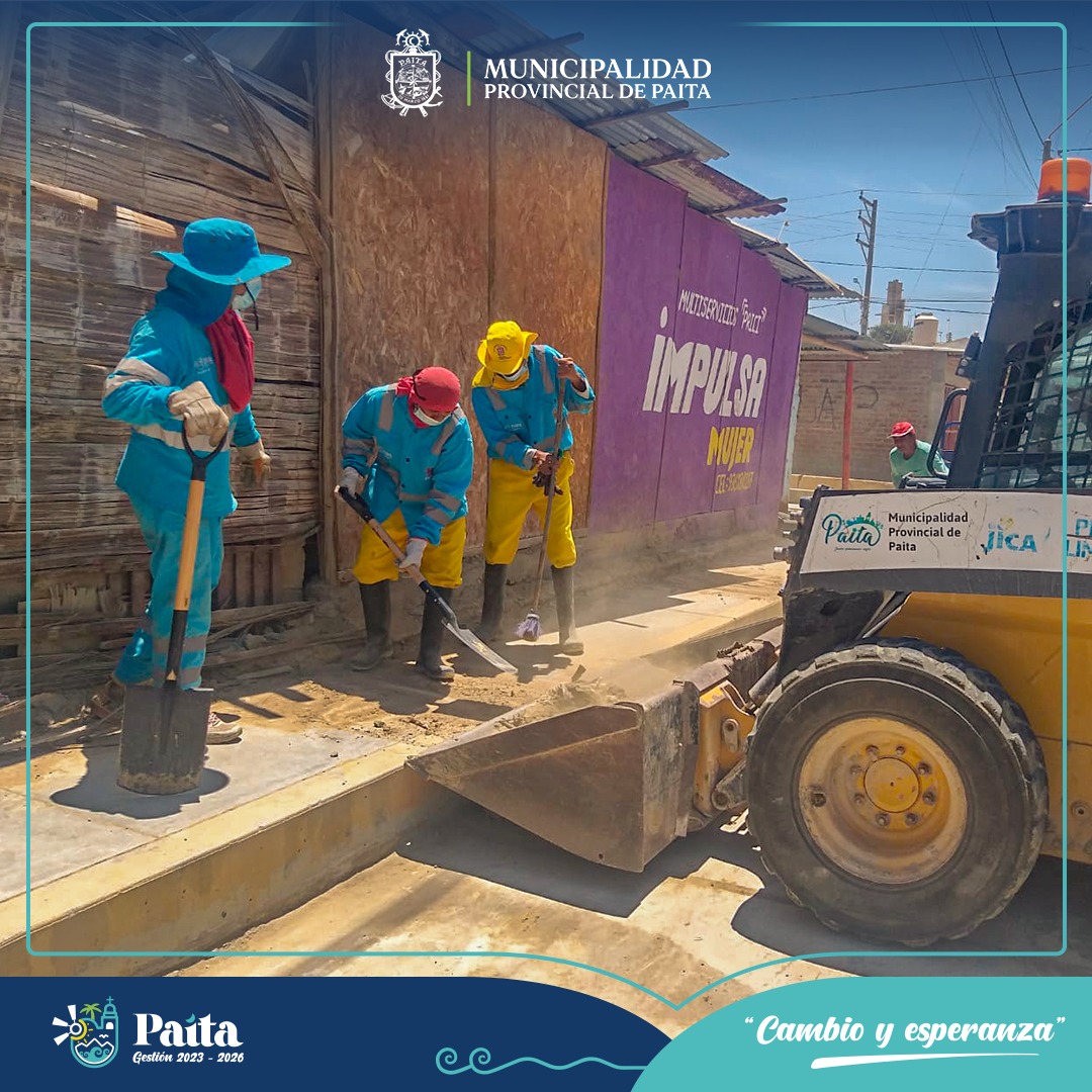Municipalidad de Paita sigue trabajando por una provincia limpia
