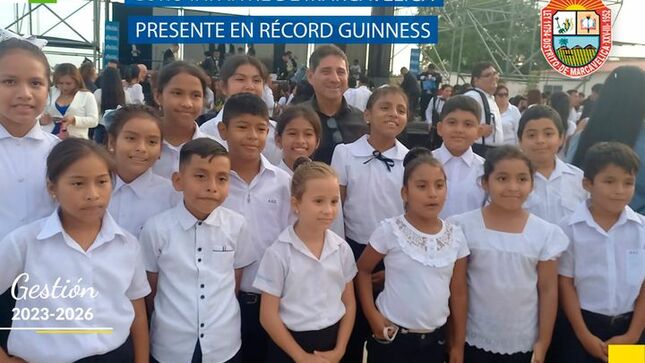 Coro Infantil De Marcavelica Presente En Récord Guinness