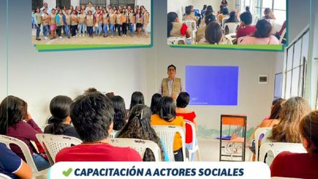  Capacitación a actores sociales mediante programa compromiso 1