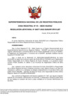 Vista preliminar de documento Resolución Jefatural N° 077-2023-SUNARP/ZRVII/JEF