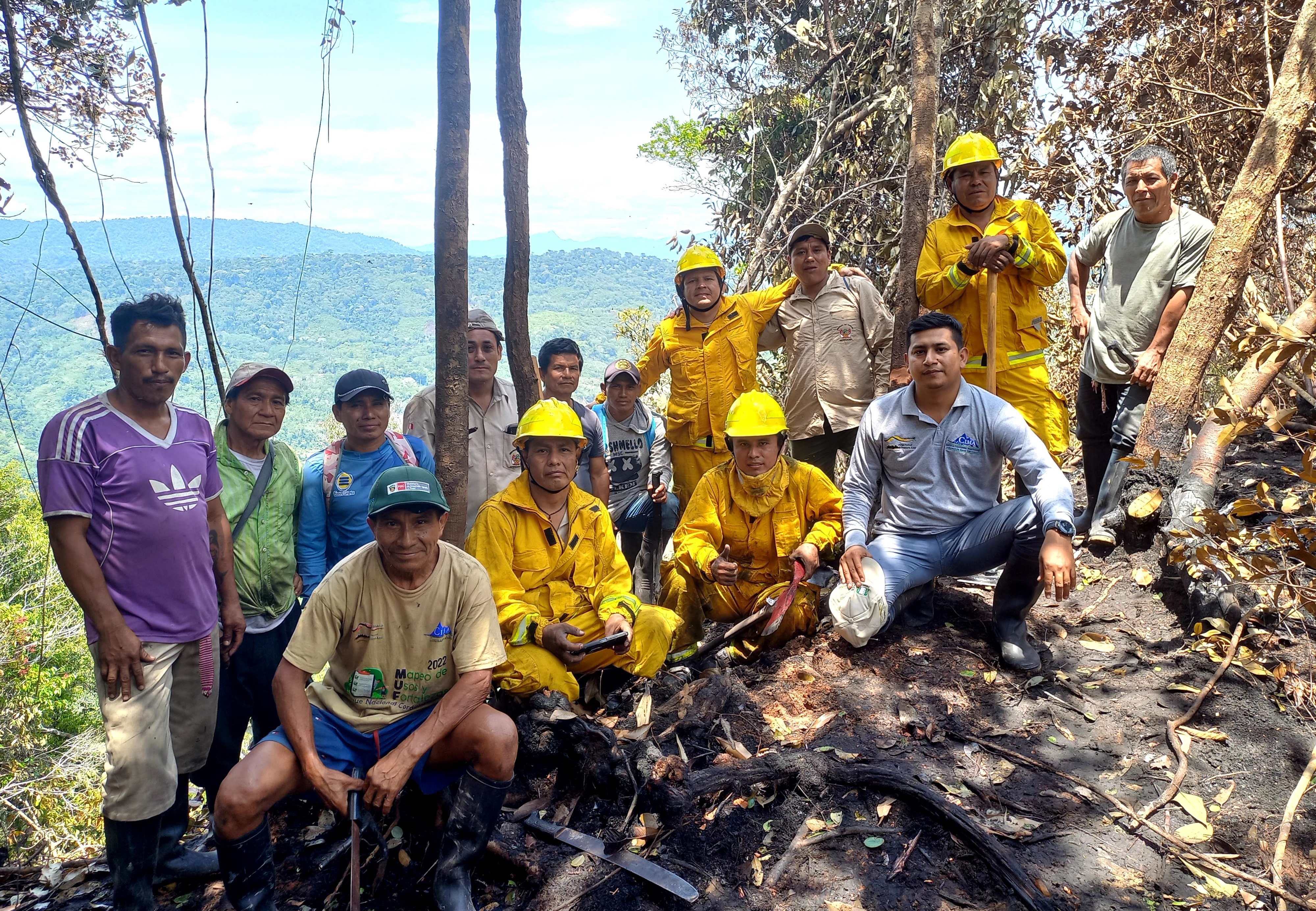Incendio PN Cordillera Azul