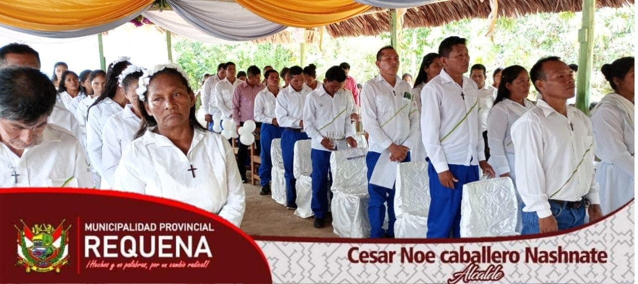 Matrimonio masivo en la comunidad de Monte Sinai