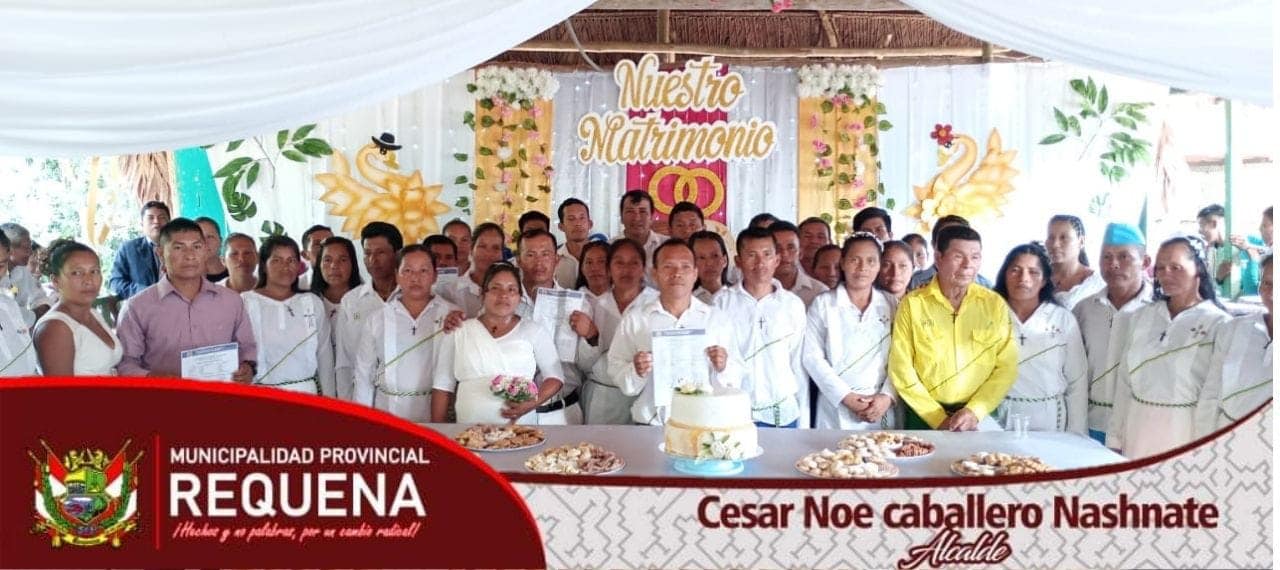 Matrimonio masivo en la comunidad de Monte Sinai