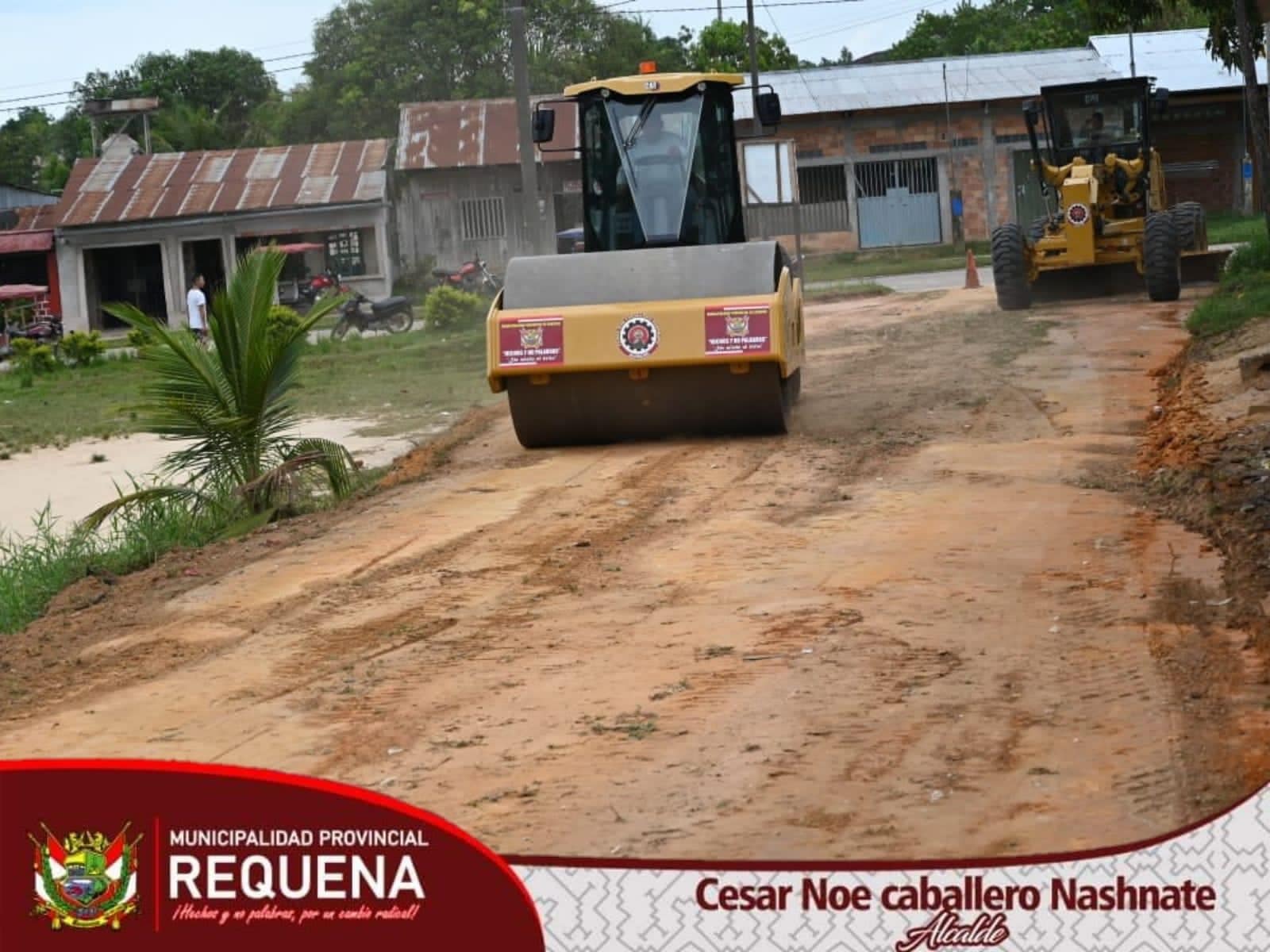 MPR continua mejoramiento de vías en el Pasaje los ángeles y calle los Arenales/ prolongación Requenillo.