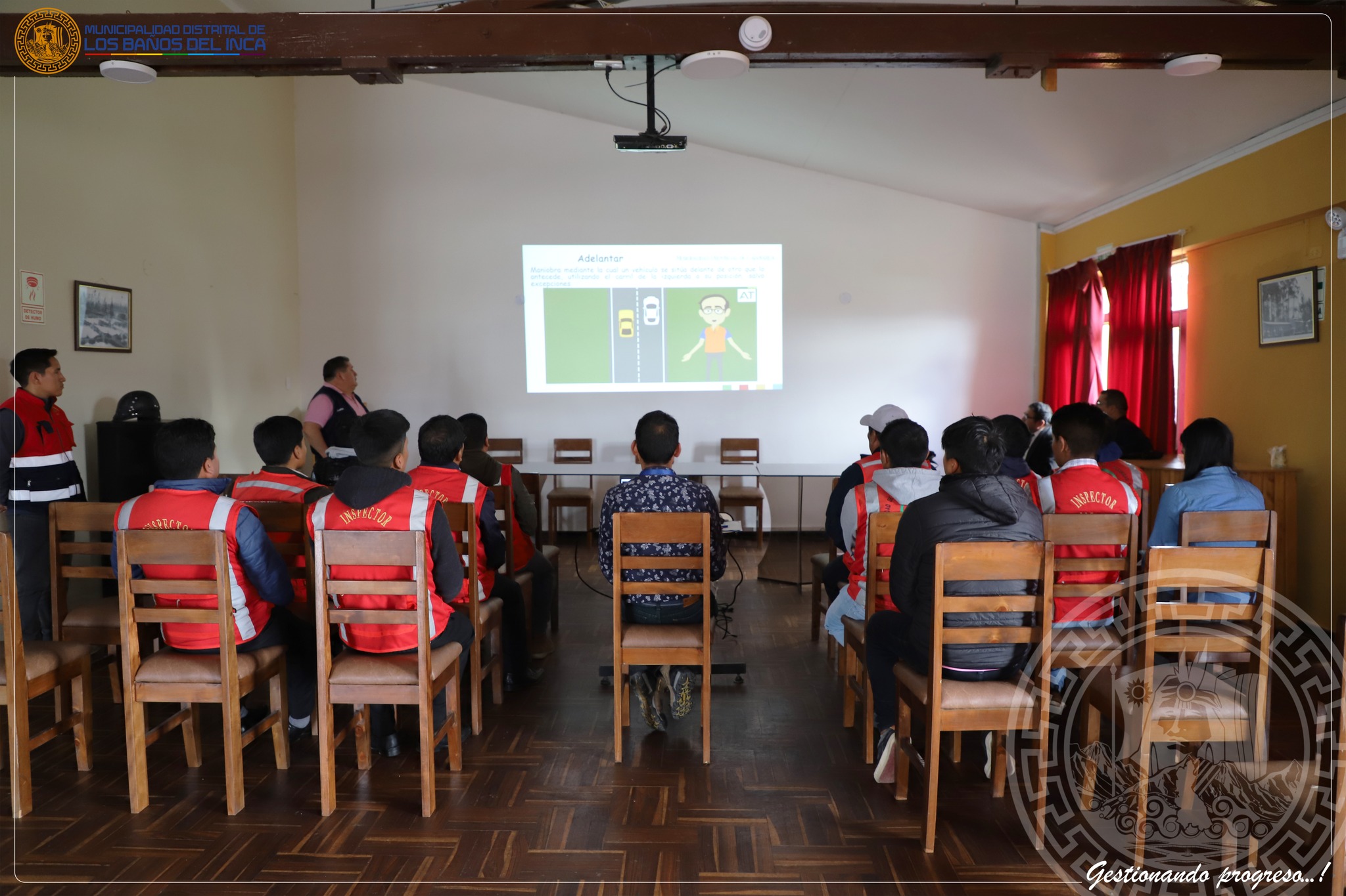 Capacitan a Inspectores de Tránsito del distrito Los Baños del Inca