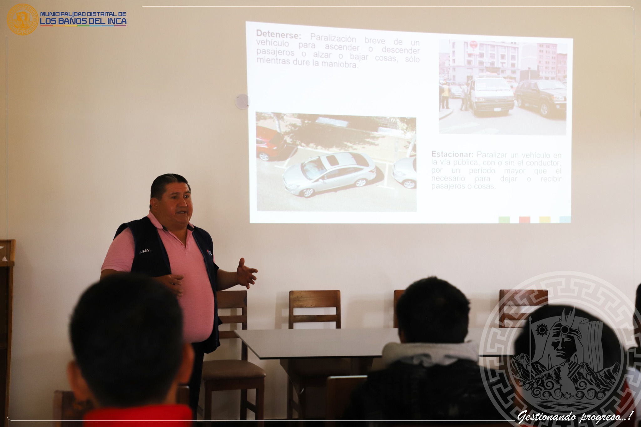Capacitan a Inspectores de Tránsito del distrito Los Baños del Inca