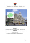 Vista preliminar de documento Plan de Desarrollo Local Concertado al 2021