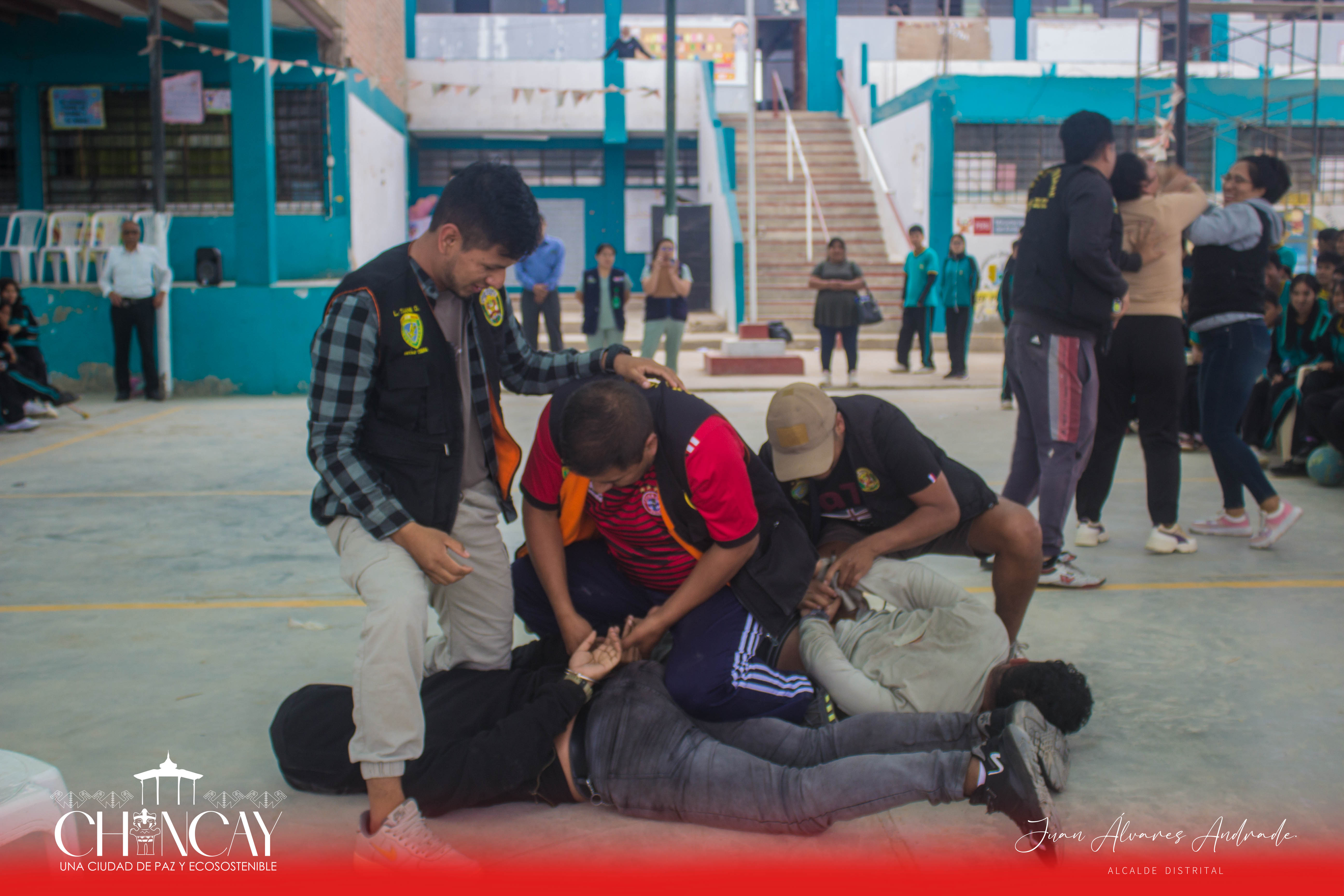 La primera charla de esta campaña tuvo lugar en la Institución Educativa Pública 20393 Túpac Amaru de Pampa Libre, ubicada en Chancay