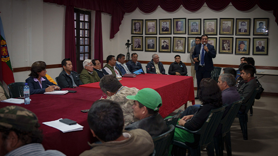 visita del equipo técnico del OTASS