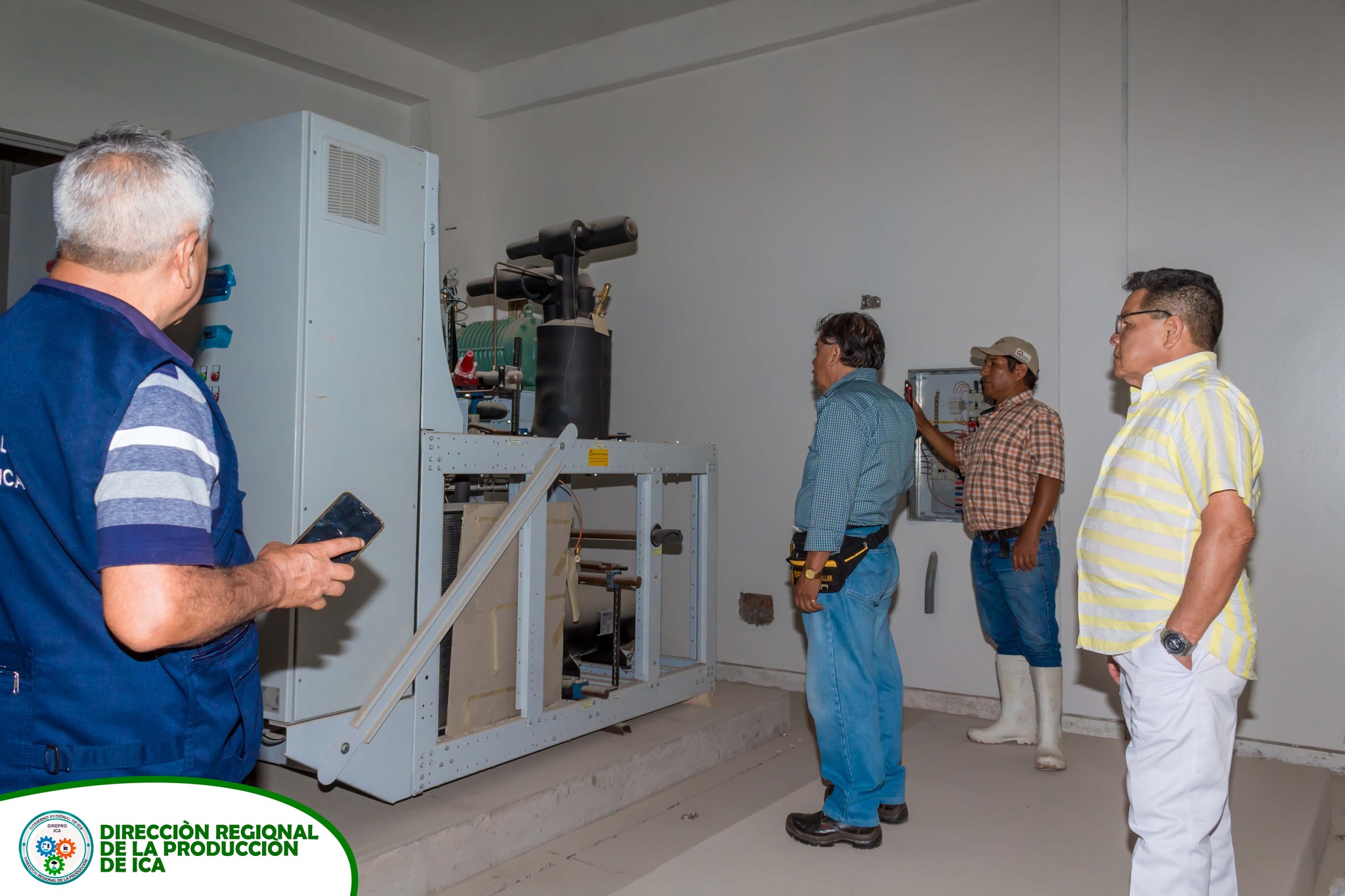  La DIREPRO ICA , inspecciona los avances de la obra "Infraestructura Pesquera Artesanal I.P.A. del Puerto San Juan de Marcona”