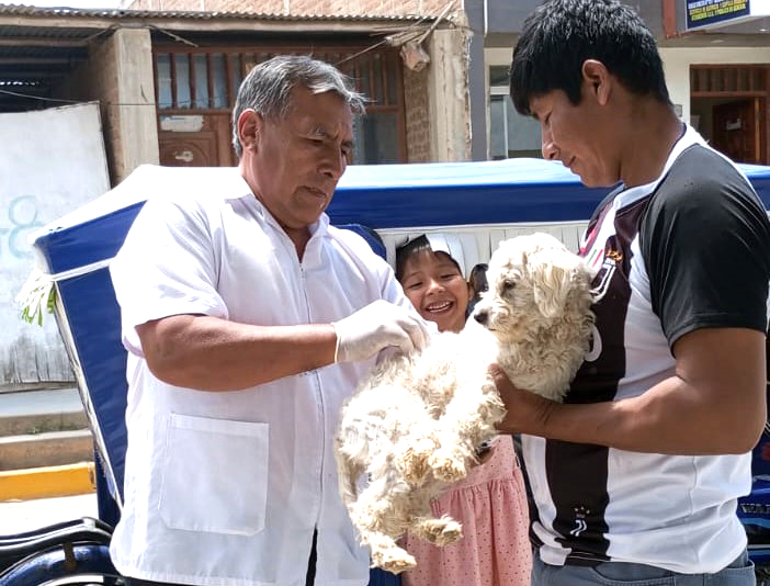 Geresa refuerza vacunación de canes para prevenir la rabia en la región Lambayeque
