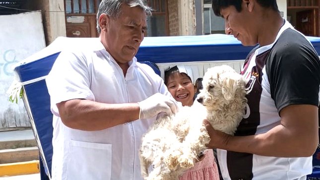 Geresa refuerza vacunación de canes para prevenir la rabia en la región Lambayeque