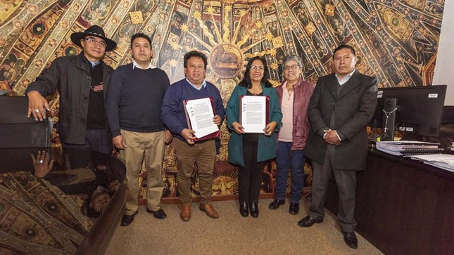 Firma de convenio