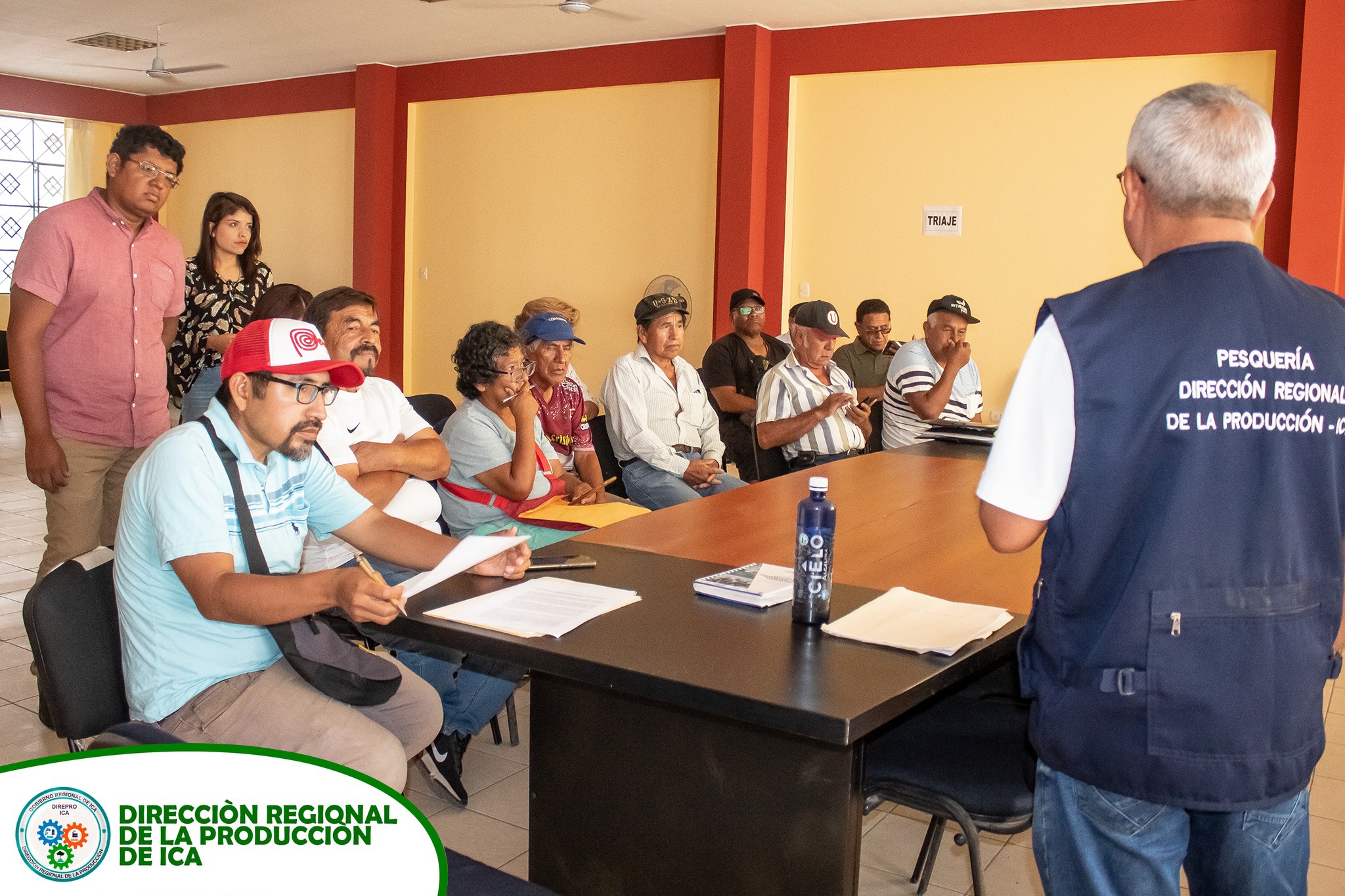 Reunión de La Comisión Multisectorial de Acuicultura en las Instalaciones de la DIREPRO ICA