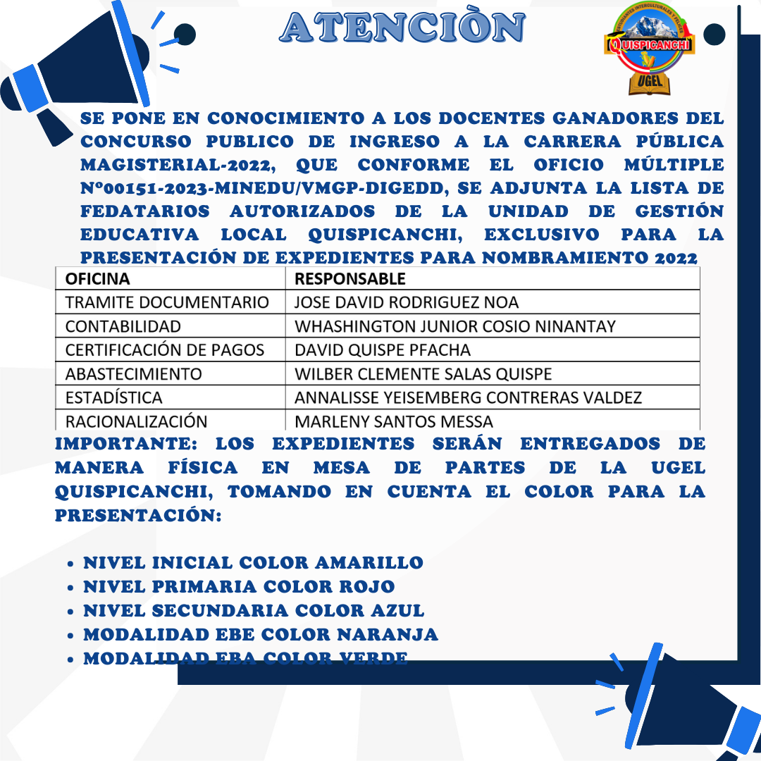 aviso importante