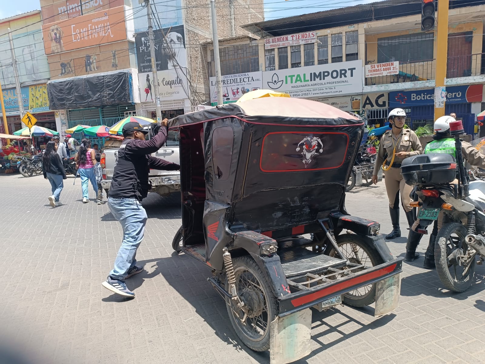 7 mototaxis fueron trasladadas al depósito municipal por realizar transporte público informal