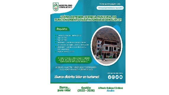 Licencia municipal.