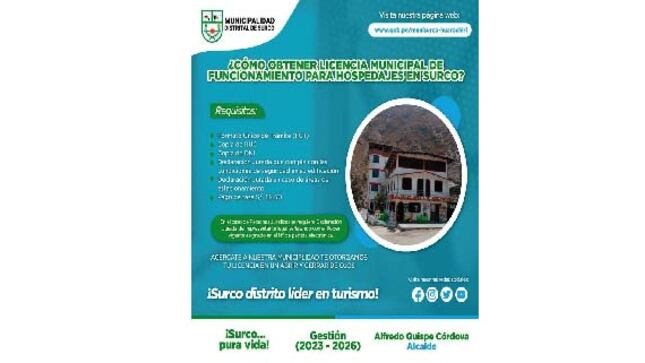 Licencia municipal.