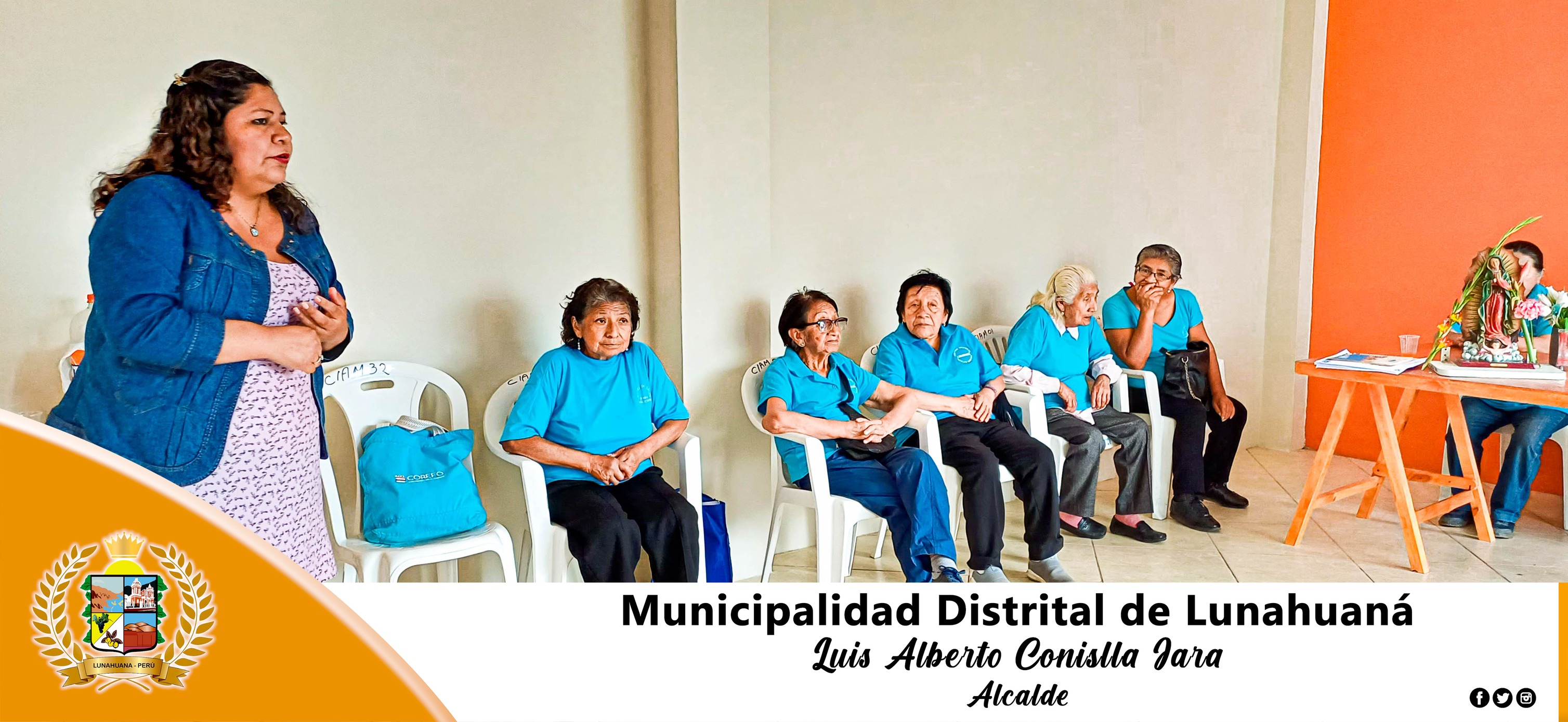 El Club del Adulto Mayor “Virgen de Guadalupe”, el día de hoy 19 de octubre del 2023, se trasladaron a su nuevo local que esta ubica en Prolongación Santa Rosa, donde nuestros adultos mayores contaran con la atención de estudiantes del Instituto Sergio Bernales de la carrera Tec. Enfermería.
En ese sentido, la representante del Club de Adulto Mayor agradeció a la autoridad local por brindarle un espacio más amplio donde van a poder realizar sus diversas actividades.