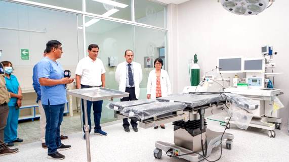 GORE Piura reabre banco de sangre y sala de operaciones en el hospital Santa Rosa