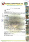 Vista preliminar de documento ACUERDO MUNICIPAL NRO 80-2011-A-MPA